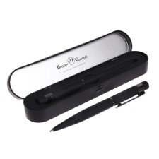 Switching handle, 1.0 mm, Bruno VisConti Verona, blue rod, black metal case, in a metal case
