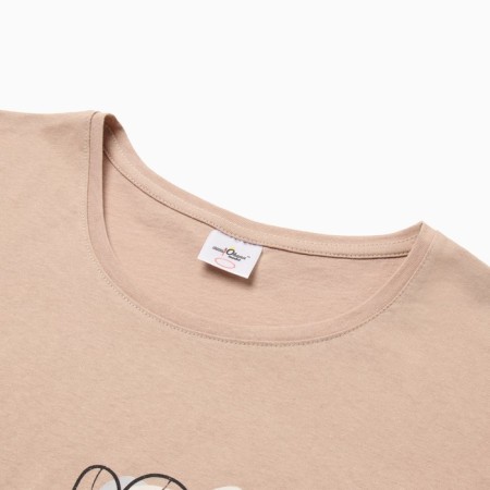 Female T-shirt, beige color, rr 50-1