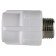 Combined "Politek" coupling, polypropylene, 63 mm x 2 ", external thread