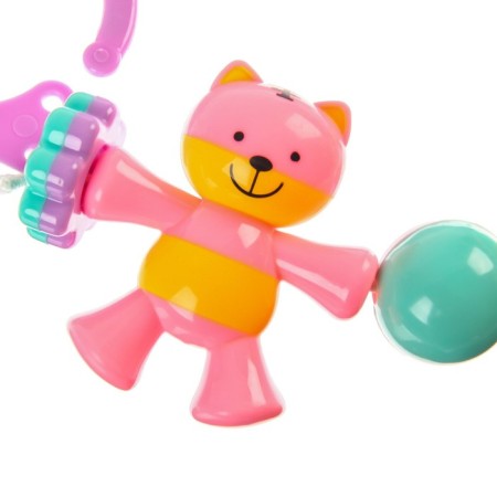 Stretching to a stroller/crib "cat", 3 toys, color mix, crush me-2