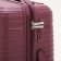Middle suitcase 24 ", lightning department, code castle, 4 wheels, purple color