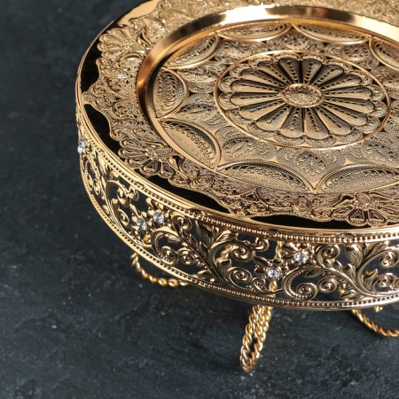 Tortovitsa, 25 × 15 cm, gold metal color-2