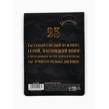 Gift set "Leo" magnet + keychain, 11 x 14 cm-7