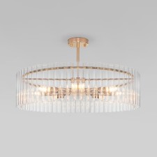Светильник потолочный Bogate's Flamel 373/8, E14, 8х60Вт, 700х700х380 мм, цвет золото