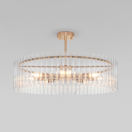 Ceiling light Bogate’s Flamel 373/8, E14, 8x60W, 700x700x380 mm, color gold