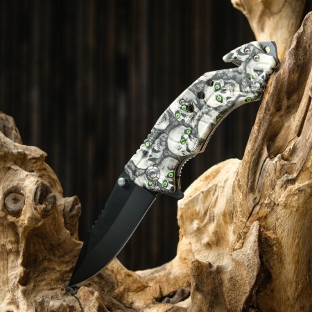 Folding "Tiger" knife 19.5cm, blade 85mm/1.2mm, mix-6