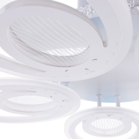 Causteen from the remote control 1911/5wt LED 160W Dimmer white 68x68x8.5 cm Bayerlux-18