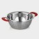 A colander made of stainless steel “Edwin”, D = 22 cm, two plastic handles, color mix