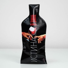 Gift package for a bottle, packaging, “Truth in wine”, 18.8 x 56.3 cm
