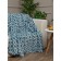 Texrepublic blanket, size 200x220 cm, turquoise color