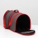 Bag - Animal Carrow, Frame, Folding, 46 x 28.5 x 26 cm, red -gray