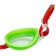 ATEMI M304 swimming glasses, children's, silicone, green/red color