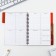 Planing with “red” dividers, soft cover, A5 format, 50 sheets