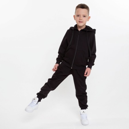 Costume for a boy (sweatshirt/pants), black color, height 140 cm