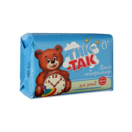 Neutral soap for children "Tik-Tak" with olive milk, hypoallergenic, 90 g-2