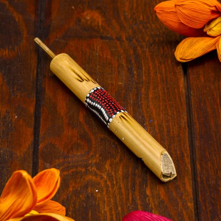 Musical instrument "whistle with patterns" 15x1x1 cm mix-3