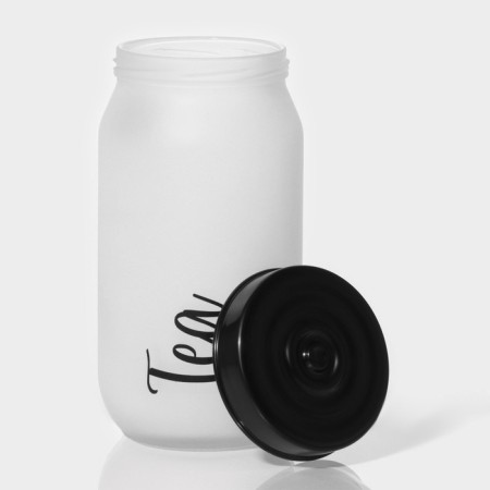 Glass Bank for bulk products Herevin Tea, 1 liter-1