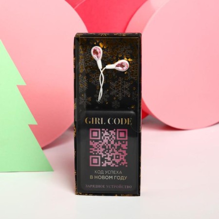 New Year's gift set, wired headphones and a portable battery (5000 MAH) "Code of Success"-1