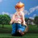 Garden figure "Kolyan with a wheelbarrow" 78x30x50cm