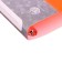 Folder on 4 rings A4, Calligrata, 25 mm, 700 μm, internal and end pocket, orange neon