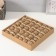 Braid decorative textiles "natural jute" winding 10 meters set 24 pcs 4.5x25x25 cm