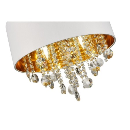 Suspension lamp ST LUCE. SL1350.503.04. Lacchia. 4x40 watts, E14, 40x40 cm, chromium color-14