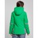 Ski jacket female winter, size 46, green color