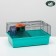 The cage for rodents "Pigzon" No. 4, with a floor, equipped, 37x26x18 cm, turquoise