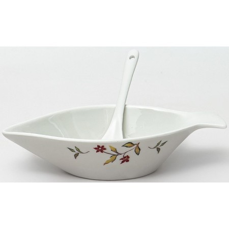 Caviar with a spoon of Balsford "Latona. Persia ", new bone porcelain