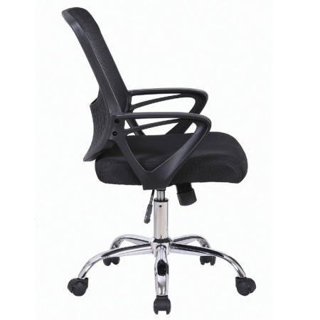 Brabix chair "Next MG-318", with armrests, chrome, black-2