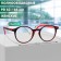Ready glasses GA0622 (color: c2 gray, red; diopters: -2.5; tint: no)