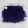 Tesema with feathers turkey, 13-17 cm, 5 ± 0.5 m, dark blue color