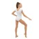 A swimsuit for gymnastics and dancing Grace Dance, p. 36, white color