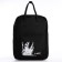 Backpack school textile Anime, 38x27x13 cm, black color