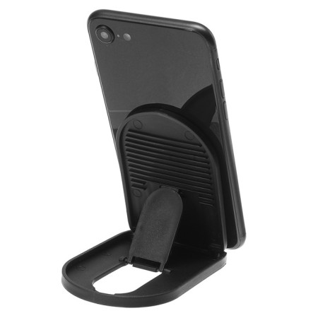 Luazon phone stand, folding, adjustable height, rubber insert, black-3