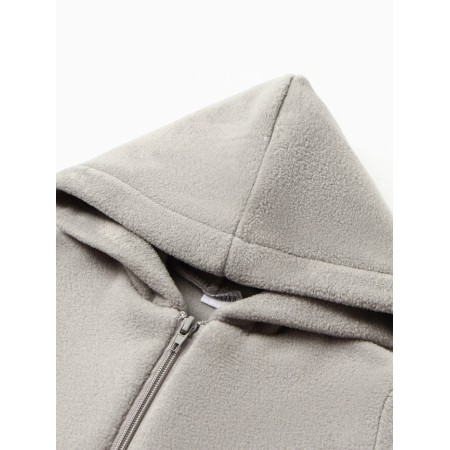 Combine Children's Minaku: Fleece Soft, Gray color, height 128 cm-5