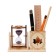 Sanding clock "Maple leaf", souvenir, with a pencil, 10 x 13.5 cm, purple
