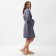 Women's robe KAFTAN BASIC Size 52-54, gray-blue