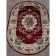 Oval carpet Merinos colizey, size 200x400 cm, color Red