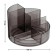 Organizer stand for the chancellery Profic plastic tinted-gray