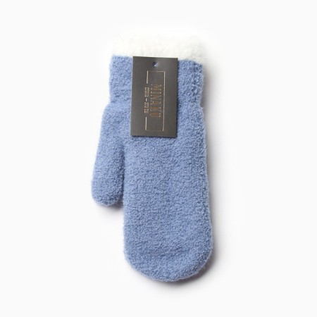 Women's mittens at the lawsuit Minaku Raw 22 cm blue-3