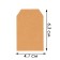 Cretaceous price tags "Crafts" self -adhesive, set of 10 sheets, 4.1 × 6.3cm, beige color