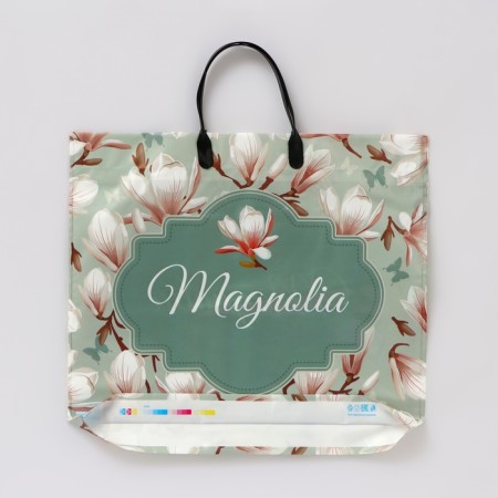 Package "Assorted Flowers", polyethylene with a plastic handle, mix 100 μm 38 x 35 cm-4