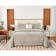 The bedspread with pillowcases Sofi de Marko "Rosalin", size 240x260 cm, 50x70 cm - 2 pcs, beige color
