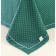 A set with a veil "Molly", size 160x220 cm, 50x70 cm, color malachite