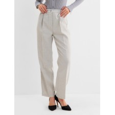 Women's trousers with minku wounds: Modern Classic color gray, pr 44