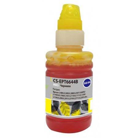 Cactus CS-Ed6644B T6644 ink for Epson L100/L110/L120/L132/L200/L210, 100ml, yellow-1