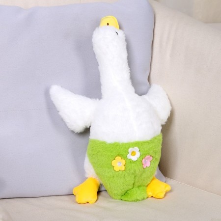 Soft toy "Goose", 35 cm, white color-3