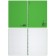 A4 notebook, 80 sheets, cage on spirals, erichkrause, motion, green, plastic cover
