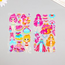 Sticker Plastic volumetric 
